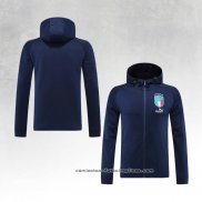 Chaqueta con Capucha del Italia 2022-2023 Azul