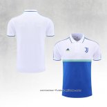 Camiseta Polo del Juventus 2022-2023 Blanco y Azul