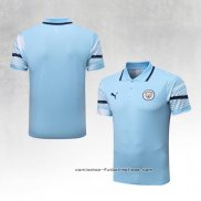 Camiseta Polo del Manchester City 2022-2023 Azul