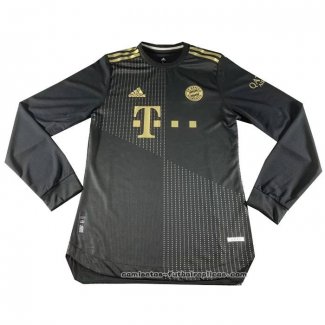 Camiseta 2ª Bayern Munich Manga Larga 2021-2022