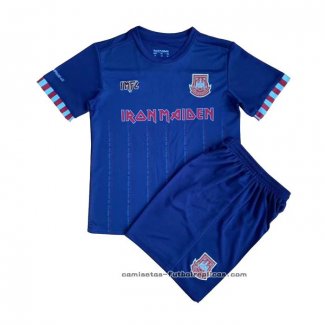 Camiseta 2ª West Ham x IRON MAIDEN Nino 2021-2022