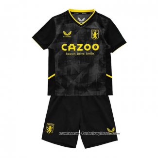 Camiseta 3ª Aston Villa Nino 2022-2023