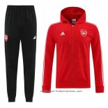 Chandal con Capucha del Arsenal 2022-2023 Rojo