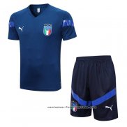 Chandal del Italia Manga Corta 2022-2023 Azul - Pantalon Corto