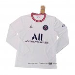 Camiseta 4ª Paris Saint-Germain Manga Larga 2021-2022