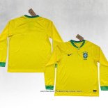 Camiseta 1ª Brasil Manga Larga 2022