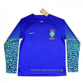 Camiseta 2ª Brasil Manga Larga 2022