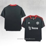 Camiseta de Entrenamiento Manchester United 2022 Negro