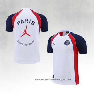 Camiseta de Entrenamiento Paris Saint-Germain Jordan 2022-2023 Blanco