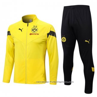 Chandal de Chaqueta del Borussia Dortmund 2022-2023 Amarillo y Negro