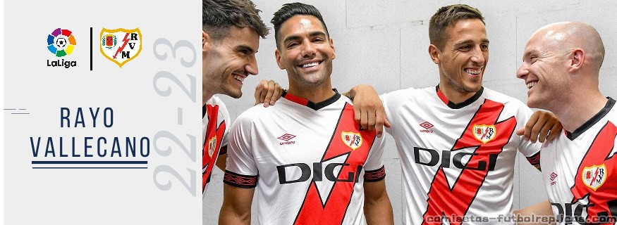 Camiseta Rayo Vallecano 2022 2023